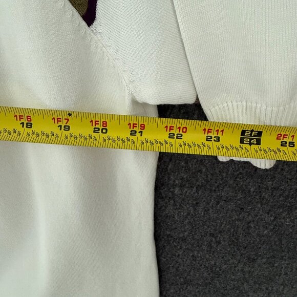 Ashley Stewart New Women White Sweater Sz 18/20 - Picture 6 of 7
